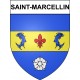 Saint-Marcellin 38 ville Stickers blason autocollant adhésif