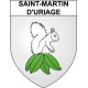 Pegatinas escudo de armas de Saint-Martin-d'Uriage adhesivo de la etiqueta engomada