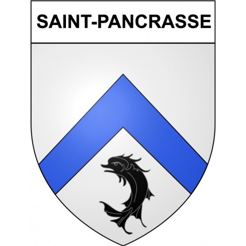 Saint-Pancrasse 38 ville Stickers blason autocollant adhésif
