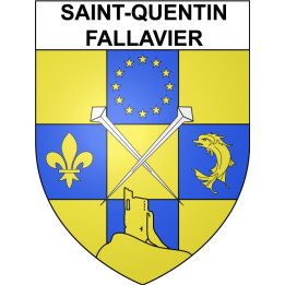 Stickers coat of arms Bazas adhesive sticker