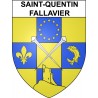 Saint-Quentin-Fallavier 38 ville Stickers blason autocollant adhésif
