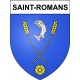 Saint-Romans 38 ville Stickers blason autocollant adhésif
