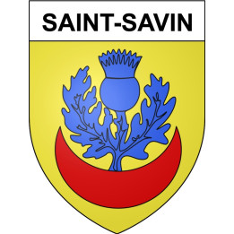 Saint-Savin 38 ville Stickers blason autocollant adhésif