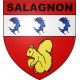 Salagnon 38 ville Stickers blason autocollant adhésif