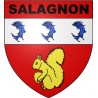 Stickers coat of arms Salagnon adhesive sticker