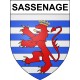 Sassenage 38 ville Stickers blason autocollant adhésif