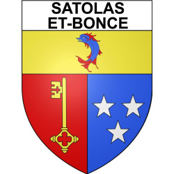 Stickers coat of arms Bazas adhesive sticker