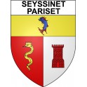 Seyssinet-Pariset 38 ville Stickers blason autocollant adhésif