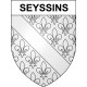 Seyssins 38 ville Stickers blason autocollant adhésif