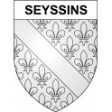 Seyssins 38 ville Stickers blason autocollant adhésif