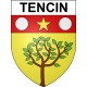 Tencin 38 ville Stickers blason autocollant adhésif