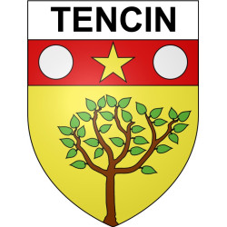 Stickers coat of arms Bazas adhesive sticker