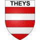 Theys 38 ville Stickers blason autocollant adhésif