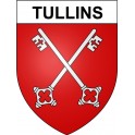 Tullins 38 ville Stickers blason autocollant adhésif