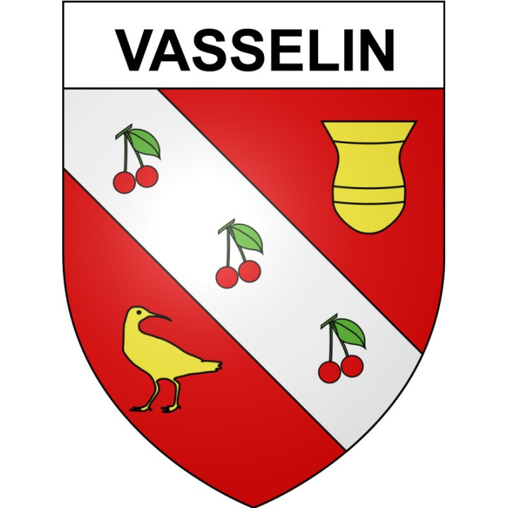 Stickers coat of arms Bazas adhesive sticker