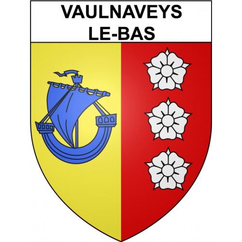 Vaulnaveys-le-Bas 38 ville Stickers blason autocollant adhésif