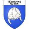 Vézeronce-Curtin 38 ville Stickers blason autocollant adhésif