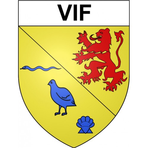 Vif 38 ville Stickers blason autocollant adhésif