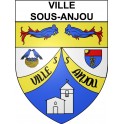 Ville-sous-Anjou 38 ville Stickers blason autocollant adhésif