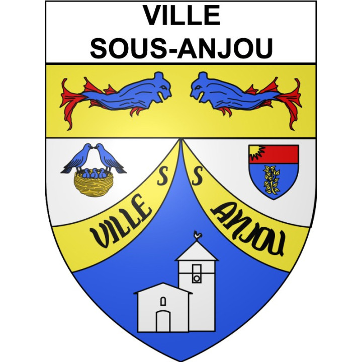 Stickers coat of arms Bazas adhesive sticker