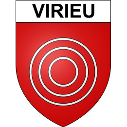 Virieu 38 ville Stickers blason autocollant adhésif