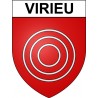 Virieu 38 ville Stickers blason autocollant adhésif