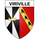 Viriville Sticker wappen, gelsenkirchen, augsburg, klebender aufkleber