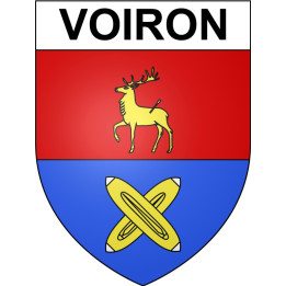 Voiron 38 ville Stickers blason autocollant adhésif
