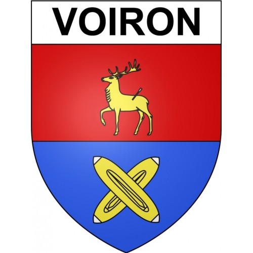 Voiron 38 ville Stickers blason autocollant adhésif