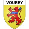 Vourey 38 ville Stickers blason autocollant adhésif