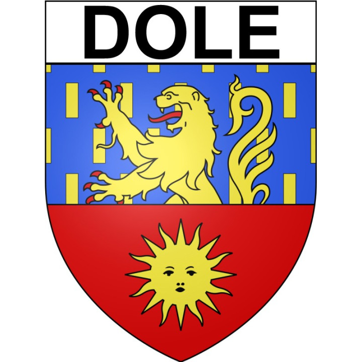 Stickers coat of arms Bazas adhesive sticker