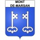 Mont-de-Marsan 40 ville Stickers blason autocollant adhésif