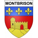 Montbrison Sticker wappen, gelsenkirchen, augsburg, klebender aufkleber