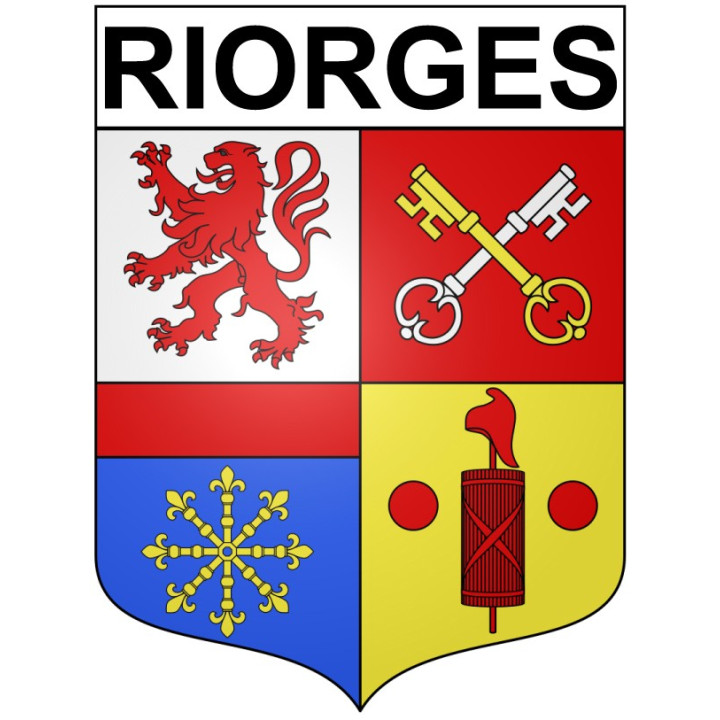Pegatinas escudo de armas de Dole adhesivo de la etiqueta engomada