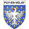 Puy-en-Velay Sticker wappen, gelsenkirchen, augsburg, klebender aufkleber