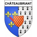 Châteaubriant 44 ville Stickers blason autocollant adhésif