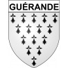 Guérande Sticker wappen, gelsenkirchen, augsburg, klebender aufkleber