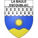La Baule-Escoublac 44 ville Stickers blason autocollant adhésif