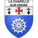 La Chapelle-sur-Erdre 44 ville Stickers blason autocollant adhésif