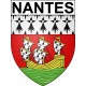 Pegatinas escudo de armas de Nantes adhesivo de la etiqueta engomada