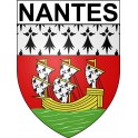 Nantes Sticker wappen, gelsenkirchen, augsburg, klebender aufkleber