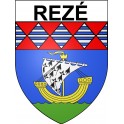 Rezé 44 ville Stickers blason autocollant adhésif