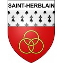 Saint-Herblain 44 ville Stickers blason autocollant adhésif