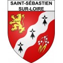 Saint-Sébastien-sur-Loire 44 ville Stickers blason autocollant adhésif