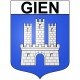 Gien 45 ville Stickers blason autocollant adhésif