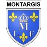 Montargis 45 ville Stickers blason autocollant adhésif