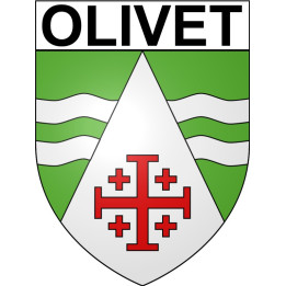 Stickers coat of arms Bazas adhesive sticker
