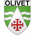 Olivet 45 ville Stickers blason autocollant adhésif