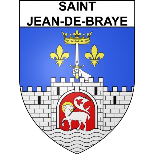 Stickers coat of arms Bazas adhesive sticker