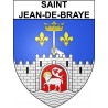 Saint-Jean-de-Braye 45 ville Stickers blason autocollant adhésif